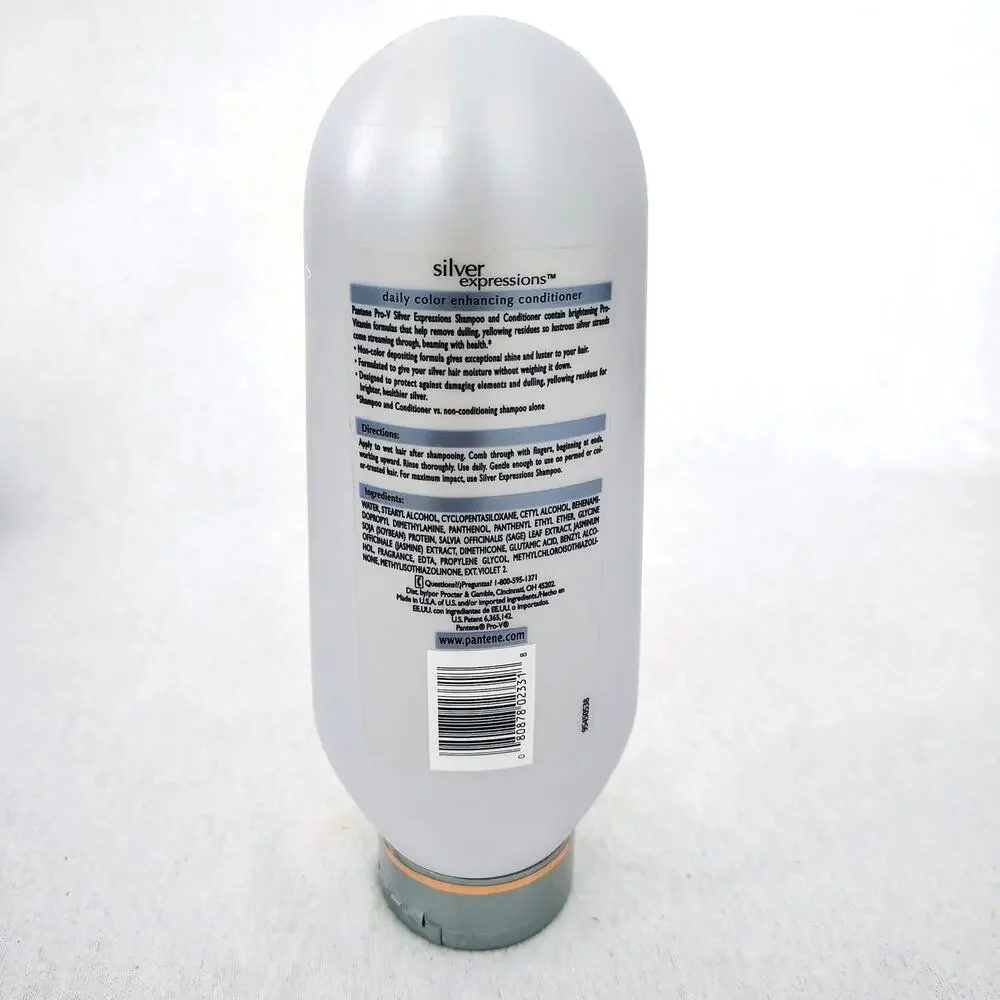 Pantene Pro V Silver Expressions Daily Color Enhancing Conditioner 13.5 oz Gray